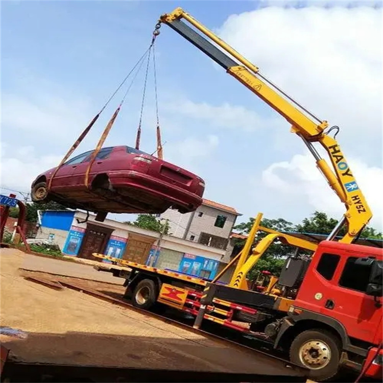 松山湖管委会吊车救援小汽车怎么吊